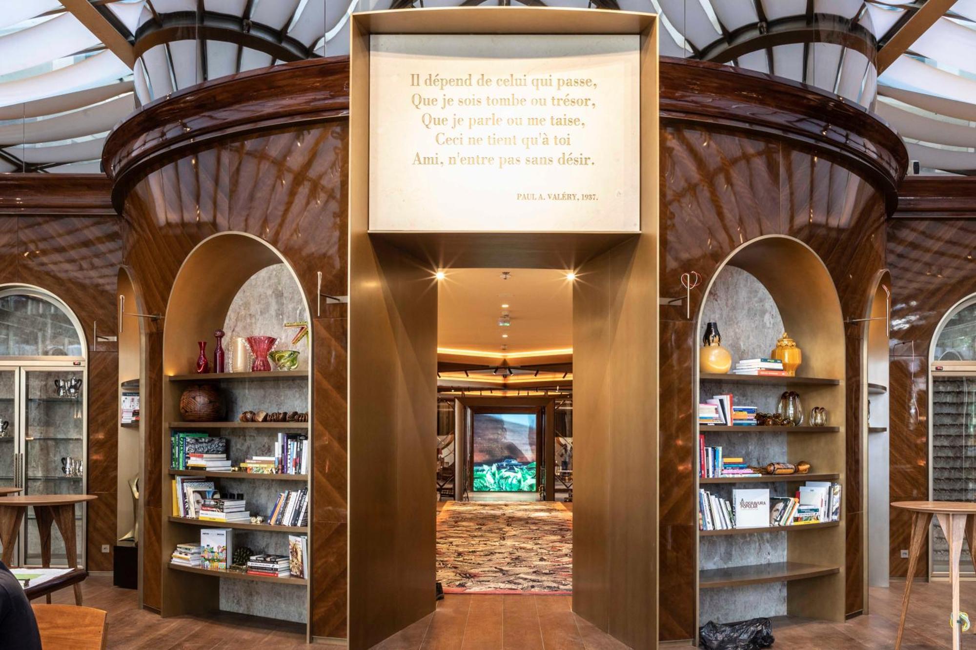 Rosewood Sao Paulo Hotell Eksteriør bilde Library on board