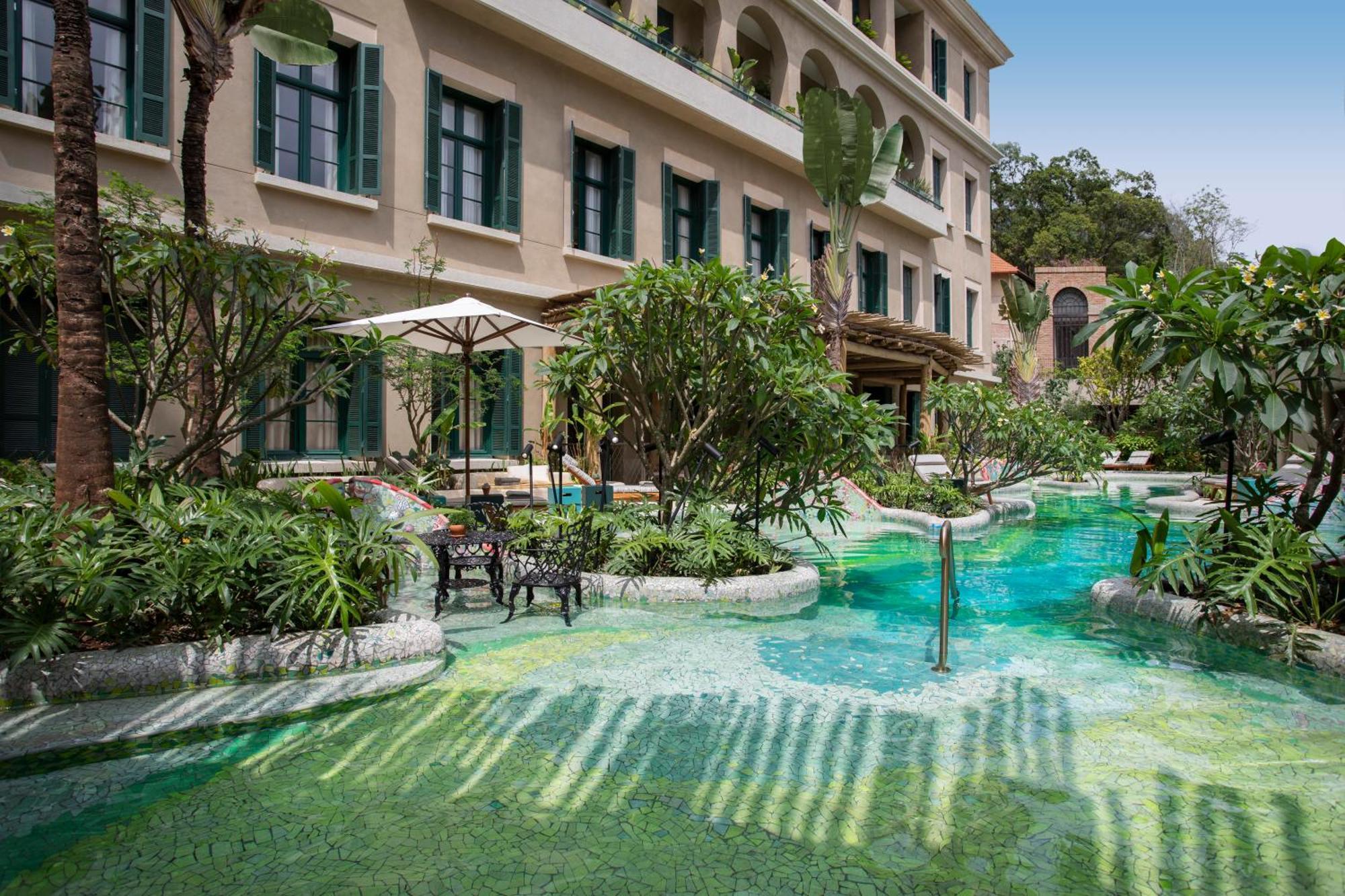 Rosewood Sao Paulo Hotell Eksteriør bilde The hotel's pool